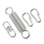 Heavy Duty Porch Swing Hanger 360 Swivel Ceiling Hooks for Punching Bag Hammock Chair Hanging Hardware with Spring - Image 6