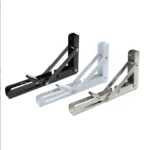 Triangular Wall Mounted Shelf Bracket with Support Hardware Fittings